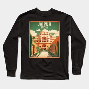 Jaipur India Vintage Tourism Travel Long Sleeve T-Shirt